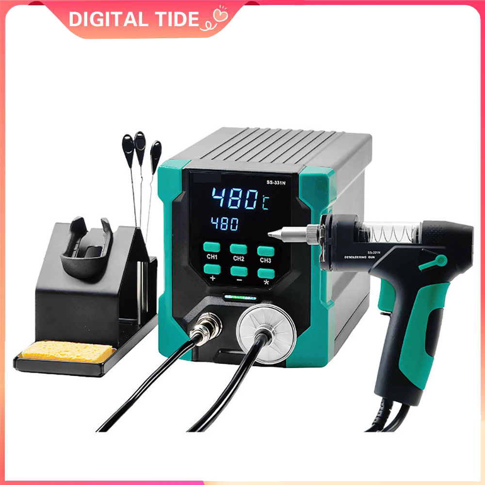 Desoldering Gun Vacuum Electric - SS-331NH ESD LCD Dijital Elektrikli Lehim