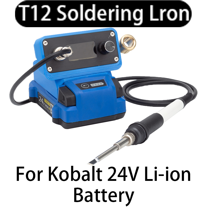 Soldering Station T12 Oled - Kobalt 24V Li-ion Batarya için T12