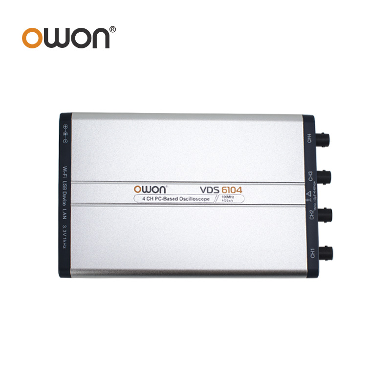 Digital Storage Oscilloscope 100Mhz 4Ch - OWON VDS6074 VDS6104 Sanal PC Dijital