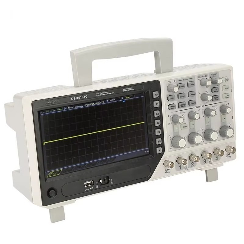 Digital Storage Oscilloscope 100Mhz 4Ch - Hantek DSO4104C Dijital Depolama Osiloskopu 4CH