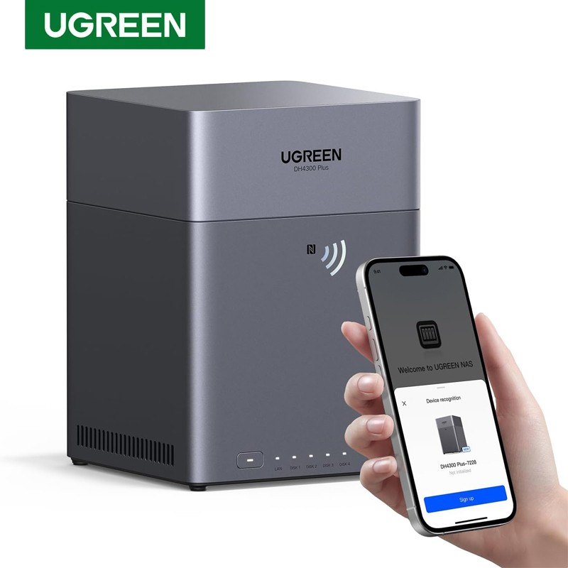 Khadas Vim4 8Gb - UGREEN NAS DH4300 Plus 4 Yuvalı