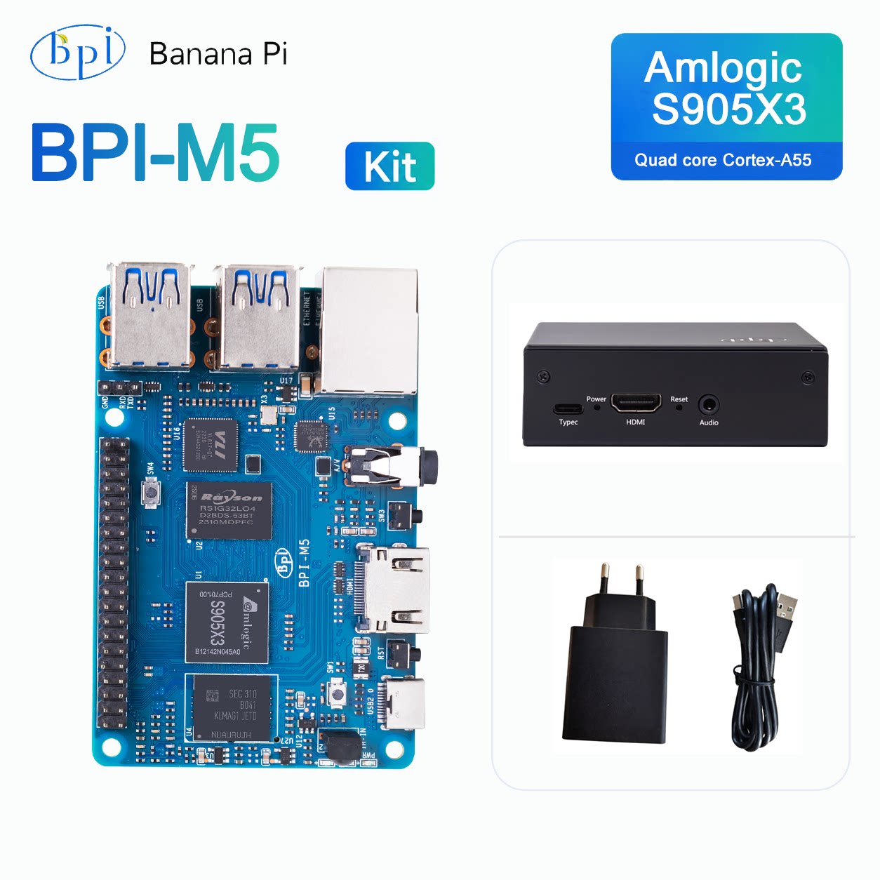 Banana Pi BPI-M5 Geliştirme Ka - Banana Pi Bpi-M5 incelemesi ve fiyatı