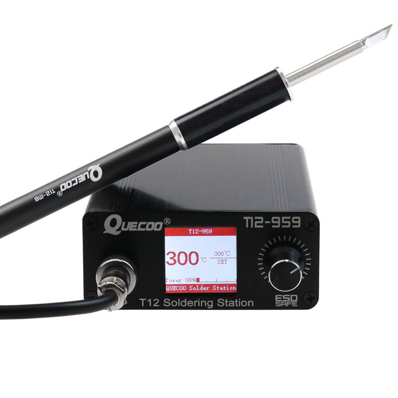 T12-959 V5.1 Lehimleme İstasyo - Soldering Station T12 Oled incelemesi ve fiyatı