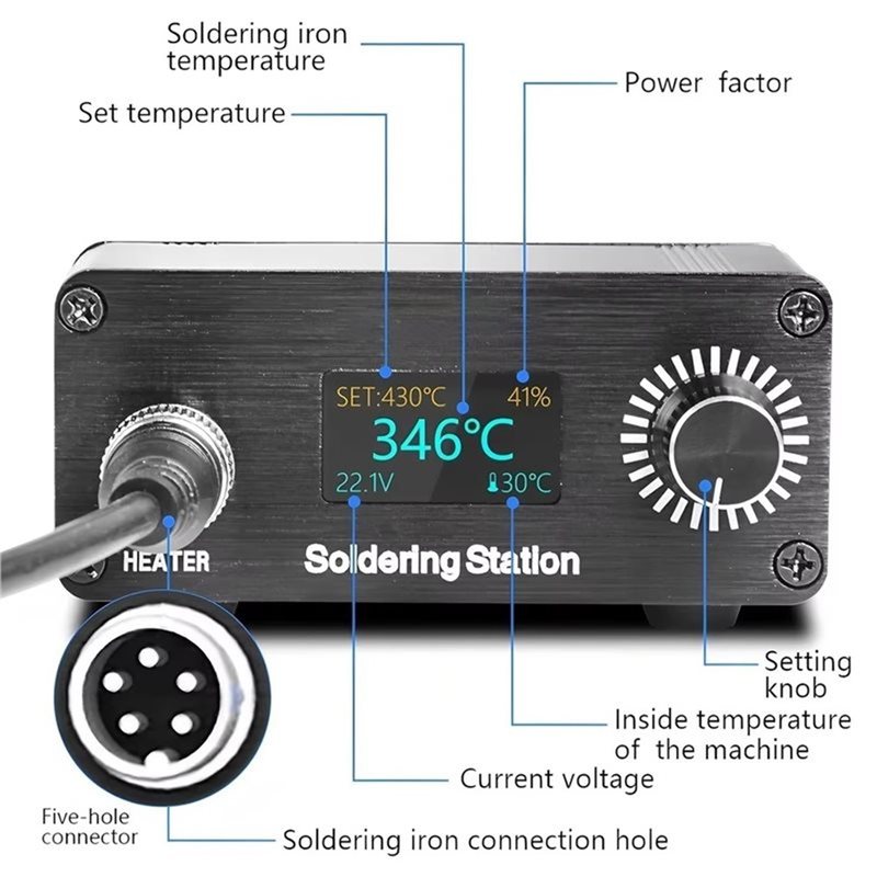 ABYN-Professional T12 Taşınabi - Soldering Station T12 Oled incelemesi ve fiyatı