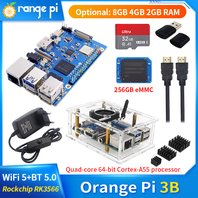 Turuncu Pi 3B 8GB 4GB 2GB Ram  - Khadas Vim4 8Gb incelemesi ve fiyatı